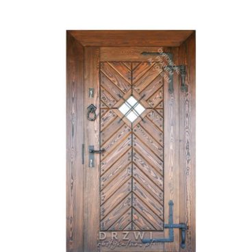 drzwi-wejściowe-rustykalne-jodełka