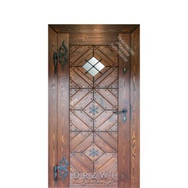 drzwi-wejściowe-rustykalne-zdobienia-kowalskie