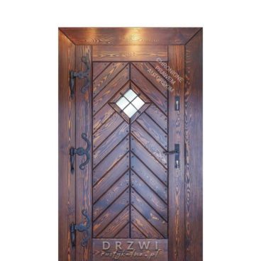 drzwi-zewnętrzne-drewniane-jodełka